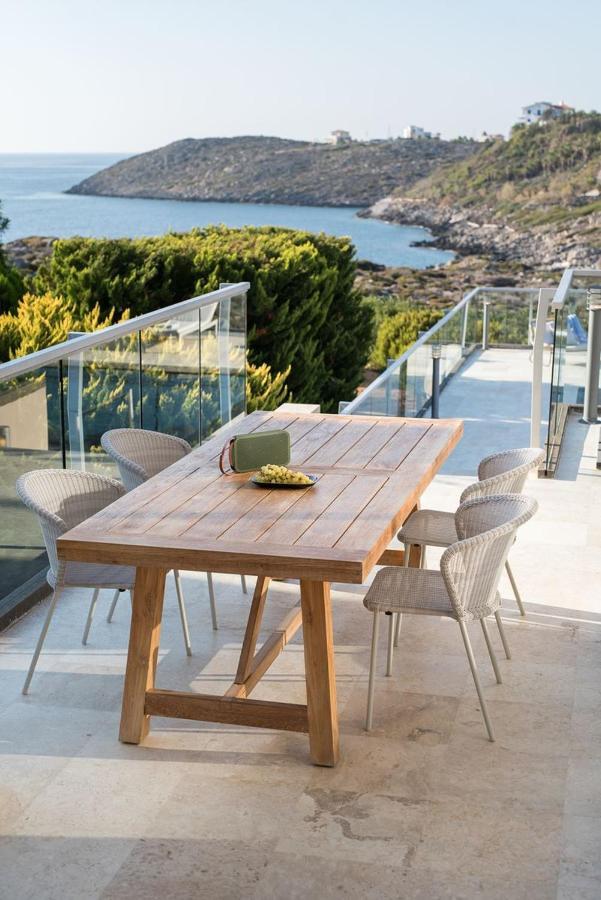 Magnifique Villa Avec Piscine Au Bord De Mer Chorafakia Exteriör bild